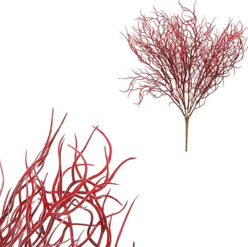 umělá květina Tráva vlnitá - umělý trs, barva červená Barva: Červená