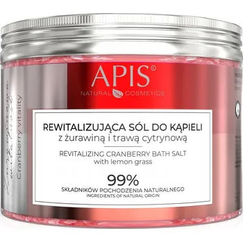 Koupelová sůl Apis Revitalizační sůl Do Koupele s brusinkou 650g