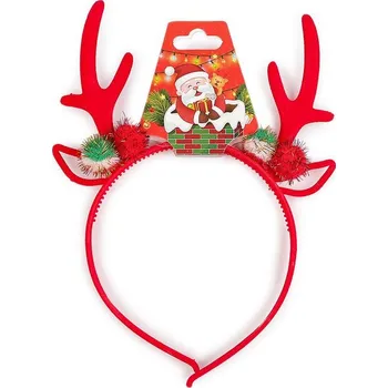 Čelenka Čelenka do vlasů vánoční / párty - 2 červená