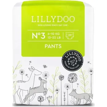 Kojenecká váha Plenkové kalhotky LILLYDOO pro miminka - velikost 3 (6-10 kg), 29 plen, spolehlivá ochrana proti