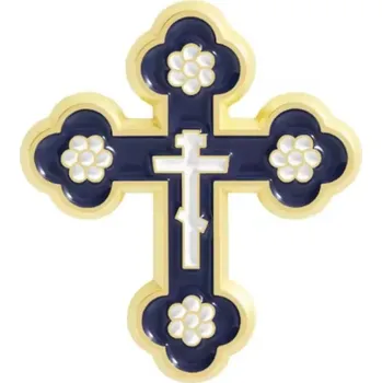 Brož Gaira Brož do klopy Kříž 3180, Barva modrá