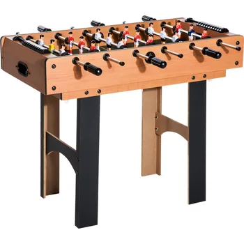 HOMCOM multiherní stůl 4 v 1 Multigame stolní fotbal stolní hokej stolní tenis kulečník multifunkční herní stůl 87x43x73cm pro zábavu | Aosom.de