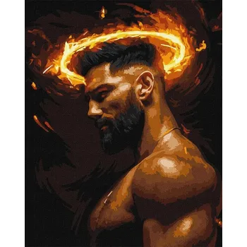 Malování podle čísel 40x50 IDEYKA na rámu