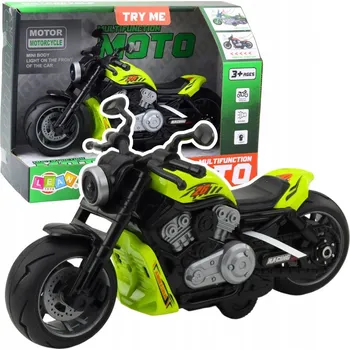 autíčko Motorka Hračka Zelená se Světelnými a Zvukovými Efekty