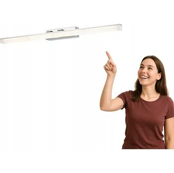 Nástěnné svítidlo Nástěnné svítidlo Italux stříbrné s integrovaným LED zdrojem 16 W