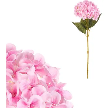 umělá květina Hortenzie - umělá řezaná květina, tmavě modrá Barva: Růžová