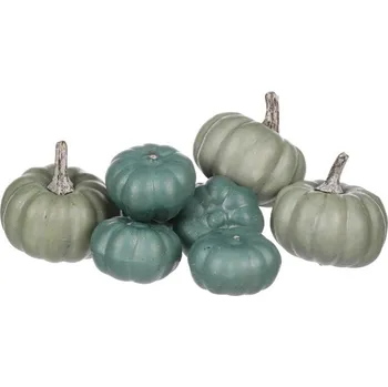 umělá květina Dýně plastová - mix velikostí, modro-zelené, cena za balení (12 ks) Barva: Zelená