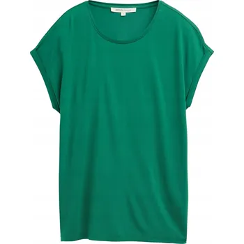 Dámské tričko Tom tailor denim Dámské tričko TOM TAILOR-1030942 LUSCIOUS PINE GREEN Zelené