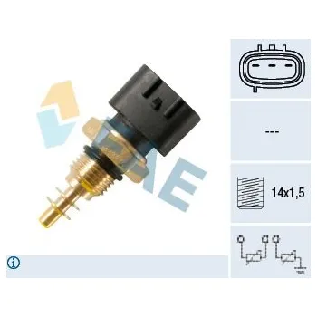 Čidlo automobilu Snímač, teplota chladiva FAE 33476
