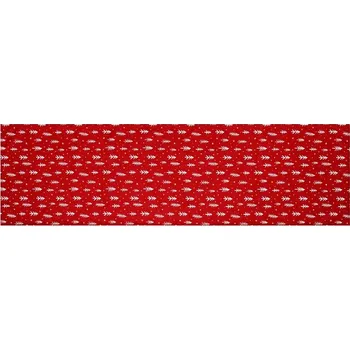 Vánoční dekorace Běhoun červený - vánoční , 100% polyester, 40 x 150 cm Barva: Červená