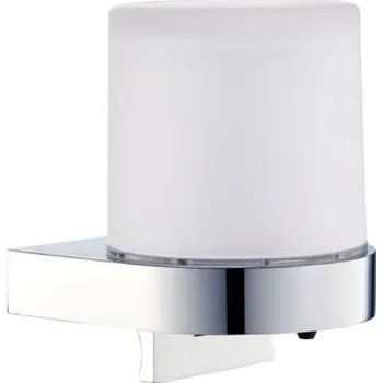 Bemeta OMEGA dávkovač tekutého mýdla 200 ml, nástěnný, sklo, chrom