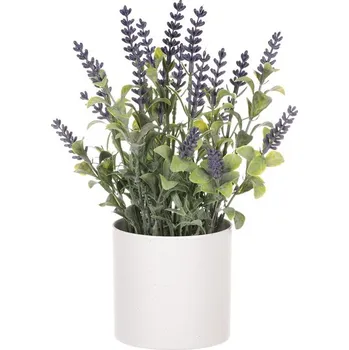 umělá květina Levandule v bílém obalu - umělá, barva přírodní Barva: Fialová