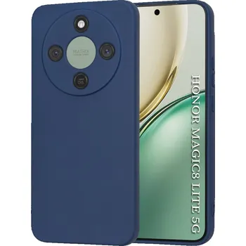 Pouzdro na mobilní telefon Techsuit - SoftFlex - Honor Magic8 Lite - tmavě modrá