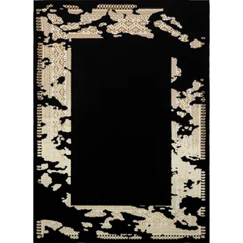 Koberec Kusový koberec Allure 1965 black/gold, 120x170, černá, kancelář, Dywany Łuszczów - 1 rok na vrácení + DOPRAVA ZDARMA k Vám i zpět