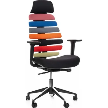 Kancelářská židle FISH BONES PDH barevná, 3D područky