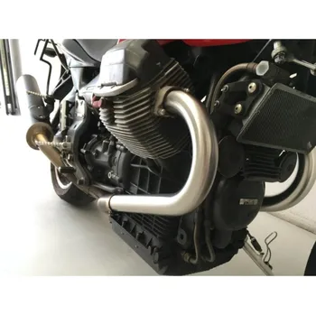 Auto-moto Mistral Mistral MG V11 nerezové hlavové "Big-bore" svody satin Satin