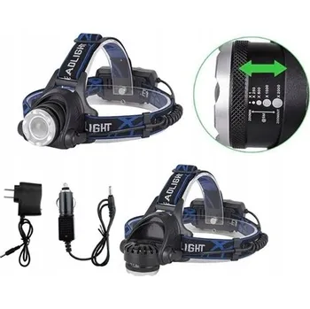 Čelovka Čelovka LED CREE 9W, 800 lm, akumulátory 4200 mAh