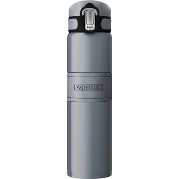 Termoska Lahev Na Pití Aquaphor Termoláhev Aquaphor šedá 480 ml šedá