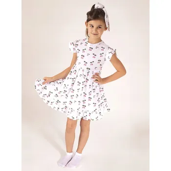 Dívčí šaty Dětské rozšířené šaty Nicol , nad kolena bavlna velikost 110