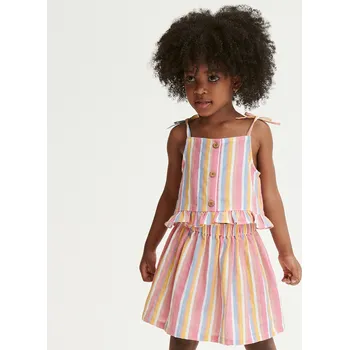 Dívčí šaty Reserved - Sukně s pruhy - vícebarevná - 5044S-MLC - 5044S-MLC-86