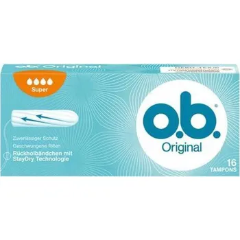 Menstruační tampony JOHNSON & JOHNSON Tampony OB Original Super 16 ks