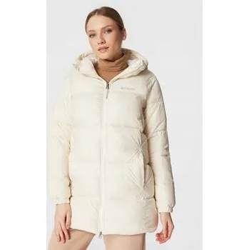 Péřová bunda Columbia béžová velikost L, délka do boků