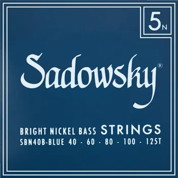 Příslušenství pro strunný nástroj Sadowsky Blue Label Nickel 40B + prodloužená záruka 3 roky