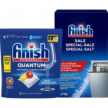Tableta do myčky Finish Kapsle do myčky Quantum Powerball lemon citron 120 kusů