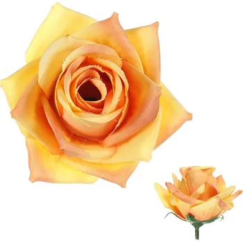 umělá květina Růže - umělý květ, žlutý, cena za balení (12 ks) Barva: Žlutá