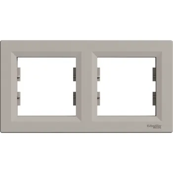 Dvojitý Rámeček Schneider Electric hnědý
