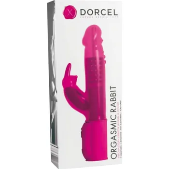 Vibrátor Dorcel Orgasmic Králíček - vibrační pomocník s ramínkem (růžový)