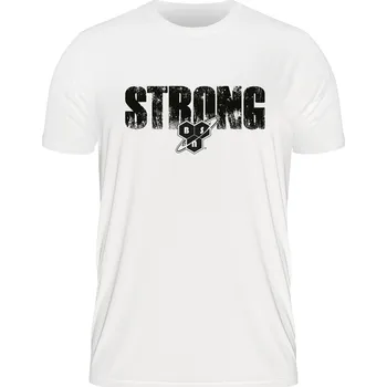 Pánské tričko BSN Strong T-shirt White XL bílá