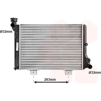 Chladič motoru Chladič, chlazení motoru VAN WEZEL 26002005