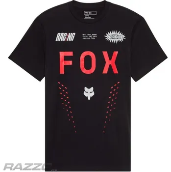Pánské oblečení Pánské tričko FOX Shield SS Prem Tee Black M