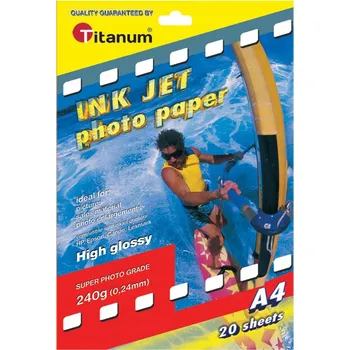Titanum fotografický papír 99483 20 ks 240 g/m², lesklý