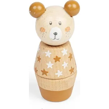 Hračka Bigjigs Toys Dřevěné šroubovací zvířátko Medvěd