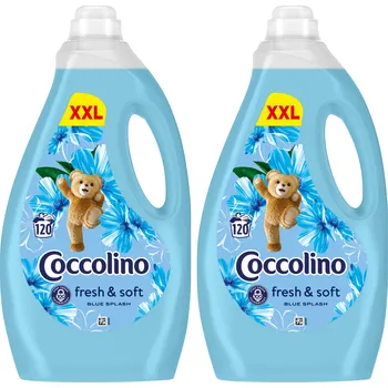 Aviváž Coccolino Fresh&Soft Tekutá aviváž Blue Splash 2x 3L (240 praní)