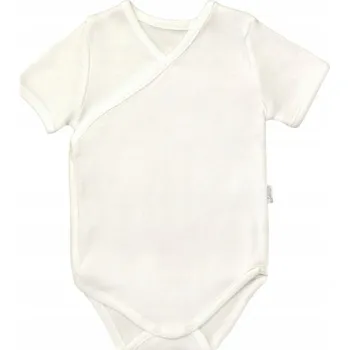 Kojenecký body Kojenecké body s krátkým rukávem, krémové, Nicol, vel. 52