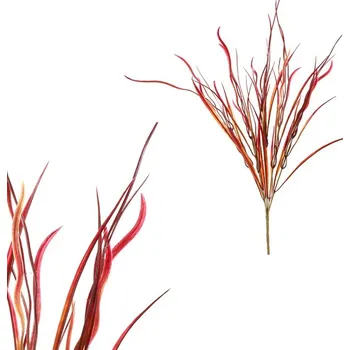umělá květina Tráva vlnitá - umělý trs, barva měděná Barva: Červená
