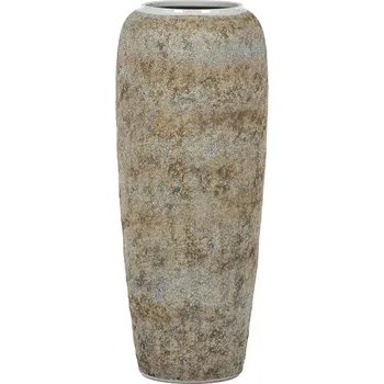 Váza Váza keramická 90 cm - šedo-béžová, historický design pro květiny Barva: šedá