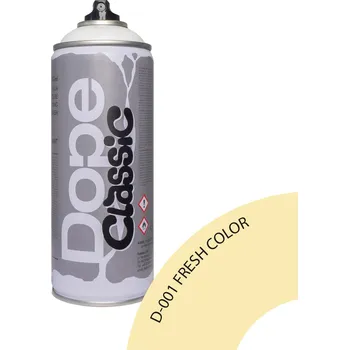 Barva ve spreji Dope Classic 400ml 001-Fresh Color dekorativní graffiti Barva ve spreji