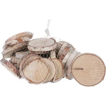 Březové kolečko - přírodní, cena za balení (cca 300 g) Barva: Přírodní