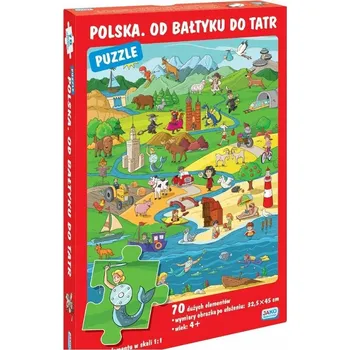 Puzzle Puzzle Jako 70 dílků Polska. Od Baltského moře po Tatry. Puzzle. Jako