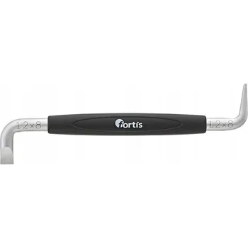 Šroubovák Fortis Úhlový oboustranný šroubovák plochý 8mm