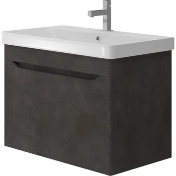 Koupelnový nábytek Lavedo Livorno Structure Stone 80 koupelnová skříňka s umyvadlem, LVR-80STONE