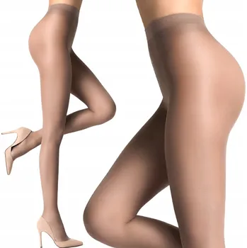 Dámské punčochy Punčocháče Dámské 20 den bez kalhotek Neviditelné prsty Daino Legs 4-L