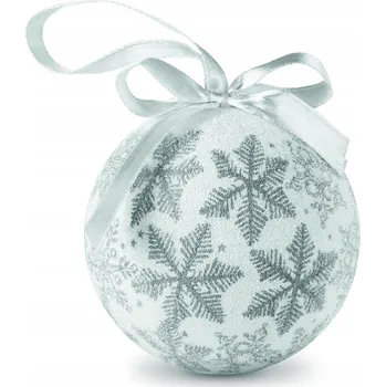 Vánoční dekorace Elegantní STŘÍBRNÁ vánoční Vánoční Koule Mikuláš DÁREK