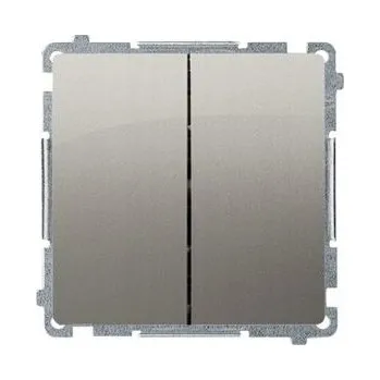 vypínač Dvojitý vypínač pod omítku Kontakt-simon béžové odstíny BMW5.01/29