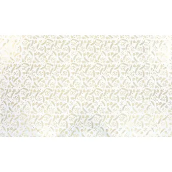 Vánoční dekorace Ubrus - zlatý vánoční vzor, 100% polyester, 130 x 220 cm Barva: Zlatá