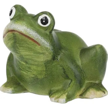 Žába - keramická figurka, vel. S, zelená Barva: Zelená